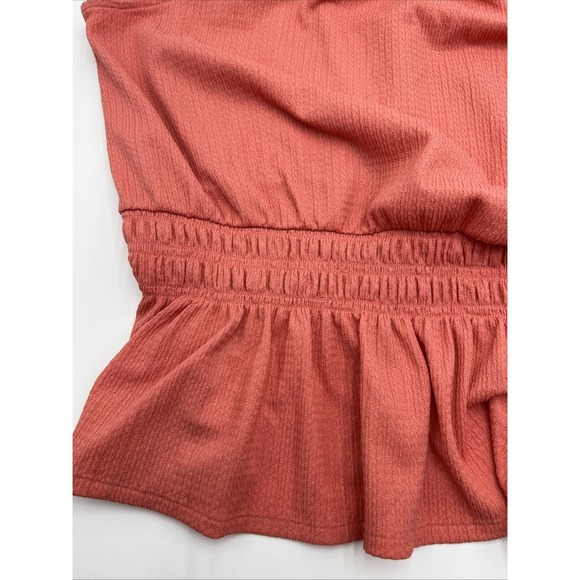 Nine West XL polyester/Spandex Orange sleeveless top Summer/cruise Style - Picture 3 of 5